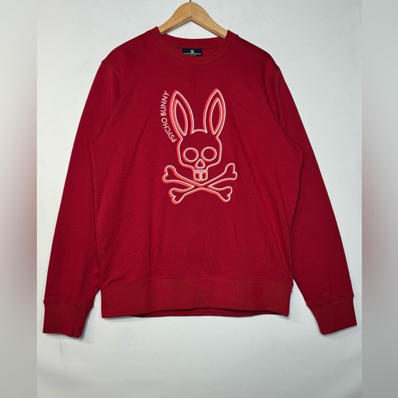 Physco bunny rio red embroidered sweatshirt comes with the sweatpants as well - Picture 2 of 8